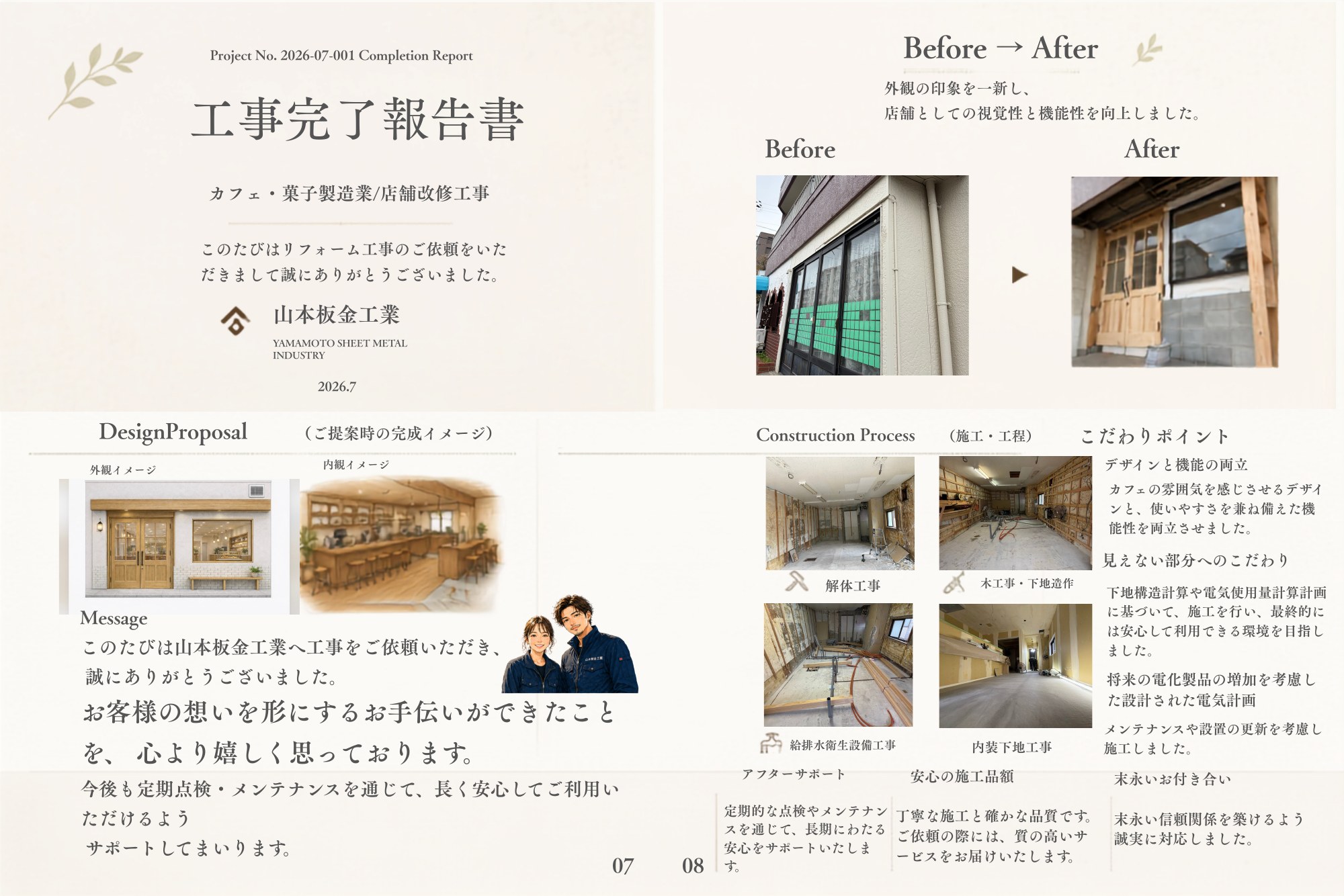 Before After